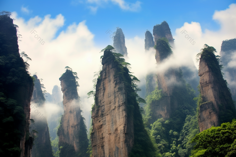 风景优美无人的自然风光原始森林景区,高清,摄影图,摄影图片,图片大全,摄影图免费下载